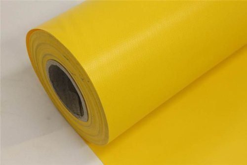 Yellow Waterproof UV Resistant Tarpaulin Cover Roll